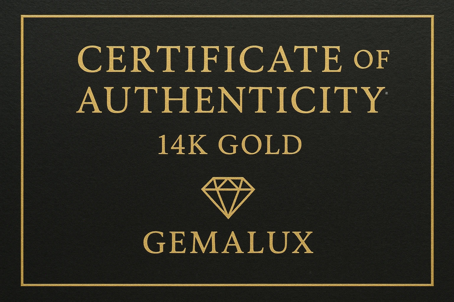 Solid 14K gold necklace with letter large 18'